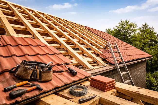 Rénovation de toiture Rénovation de toiture traditionnelle par artisan couvreur zingueur à Blois et Orléans - M. Leger