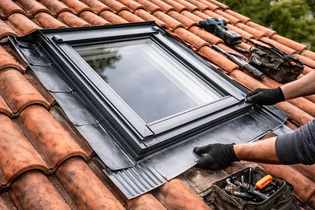Pose de Velux Installation de fenêtre de toit Velux et aménagement de combles par M. Leger couvreur